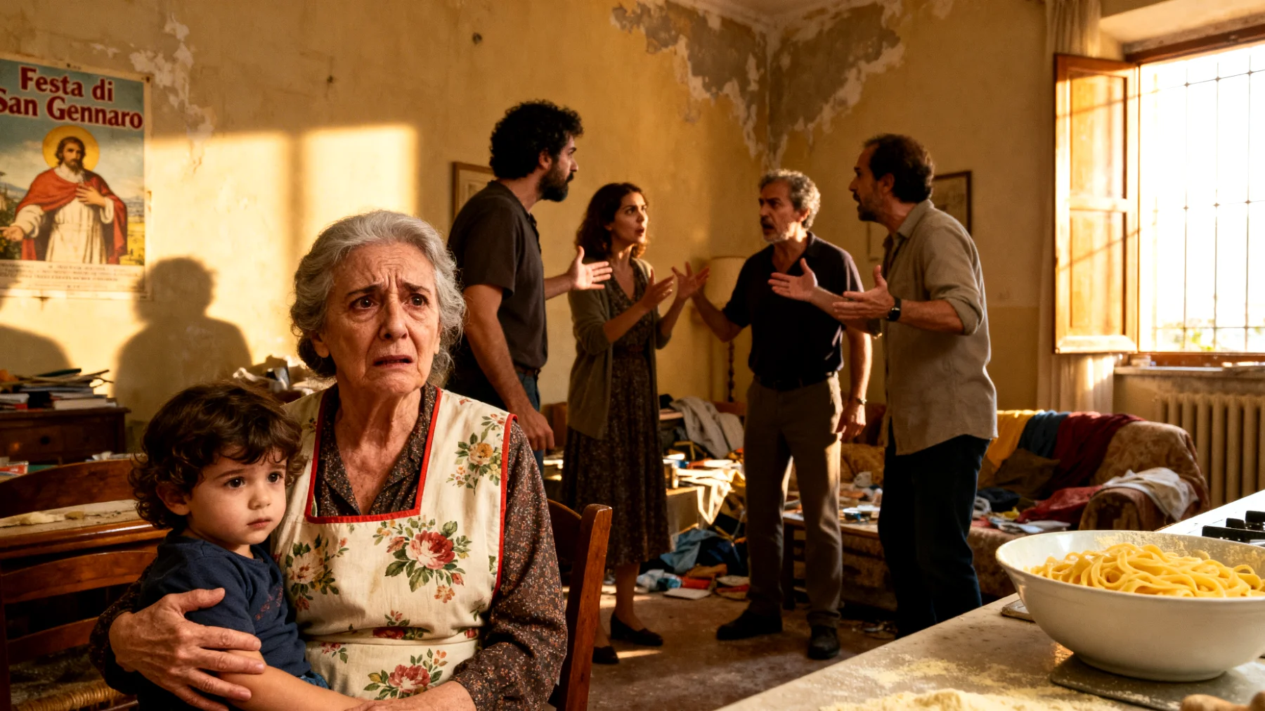 La nonna si trova in difficoltà nel gestire i nipoti bambini a causa di conflitti con la famiglia allargata riguardo alle scelte educative, ai metodi di accudimento e ai confini del suo ruolo"